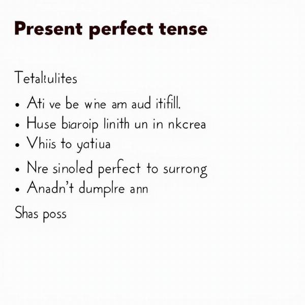 Present Perfect Tense Examples in Hindi