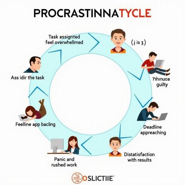 The Procrastination Cycle in Hindi