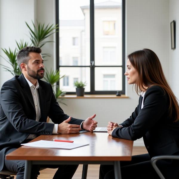 Raising a Dispute in a Business Meeting