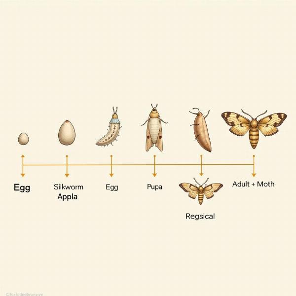 Silkmoth Lifecycle