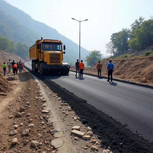 Road Construction in India