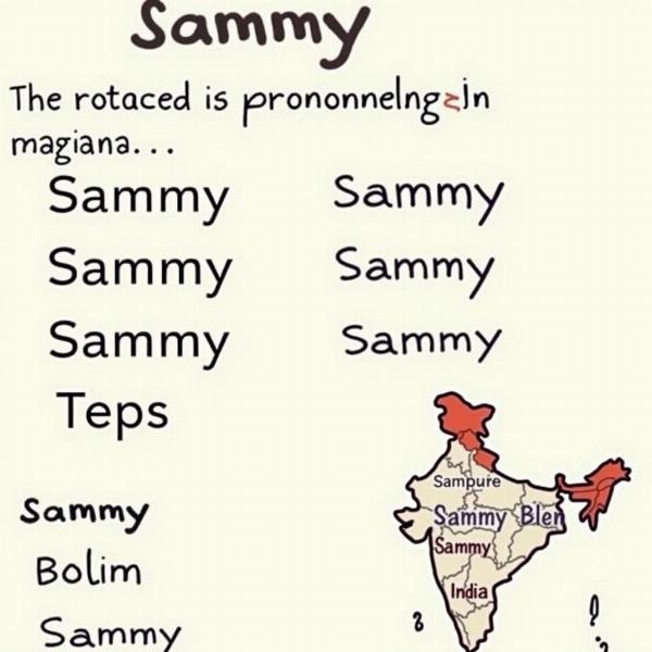 Sammy Variations and Nicknames in India