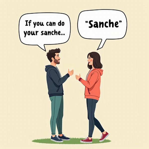 Sanche in Informal Conversations