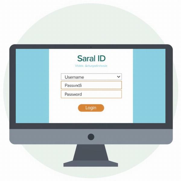 Saral ID Login Process