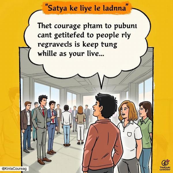 Fighting for truth - Satya ke liye ladna