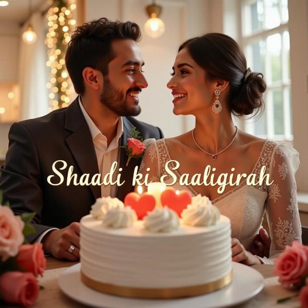 Shaadi ki Saaligirah Mubarak Ho - Happy Wedding Anniversary