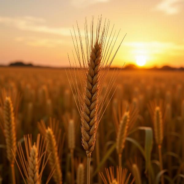 Sheaf of Wheat in a Field