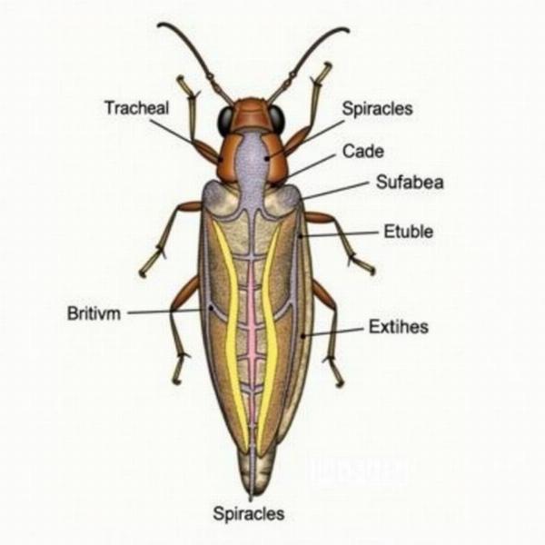 Diagram of Insect Spiracles