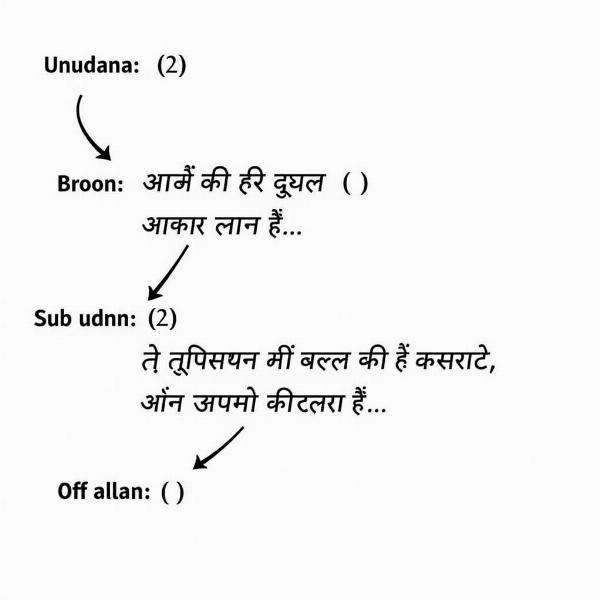 Sub Clause Example in Hindi