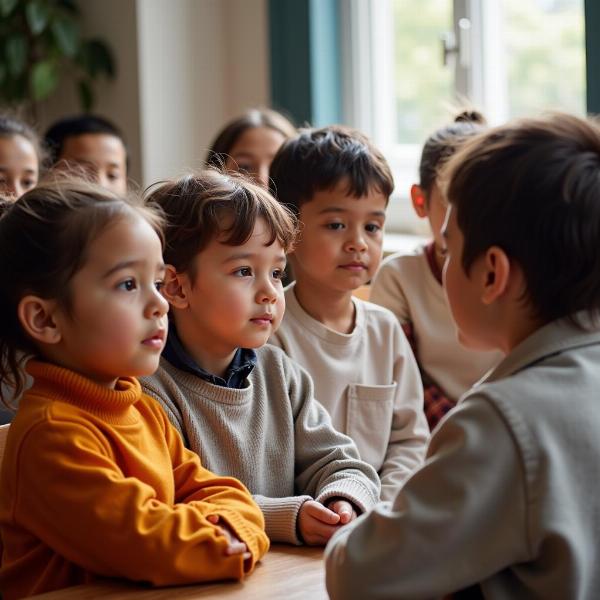 Children exhibiting Sushil behavior