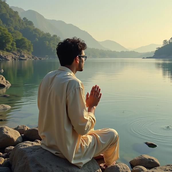 Swearing on the Ganges River