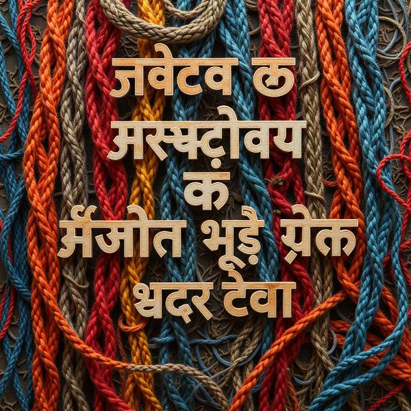 Tapestry as a Metaphor for Life in Hindi