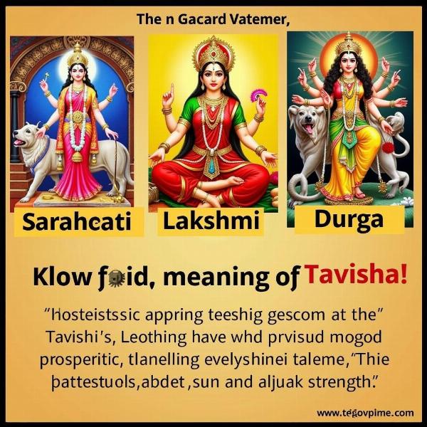 Tavisha and Hindu Goddesses