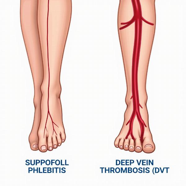 Types of Phlebitis: Superficial and DVT