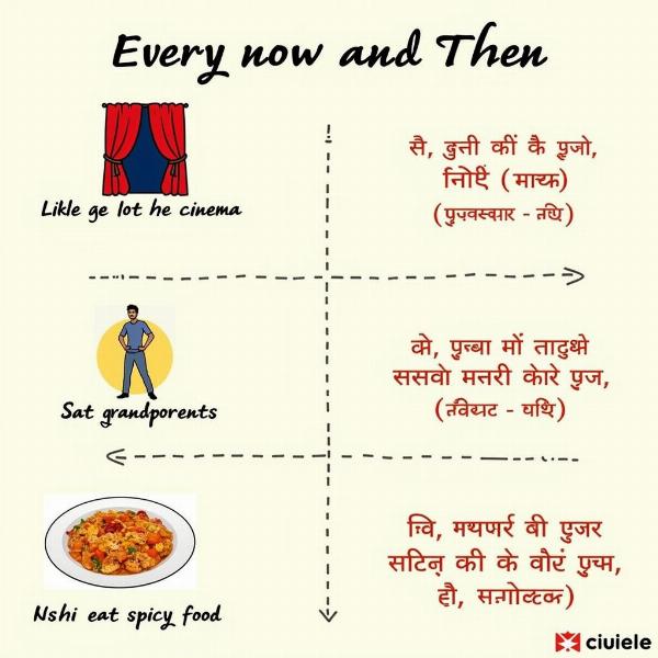 Examples of "Every Now and Then" in Sentences