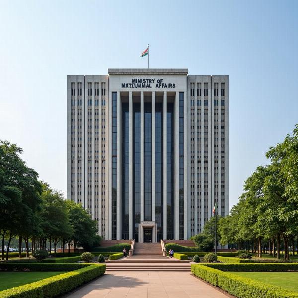 Ministry of External Affairs Building in New Delhi