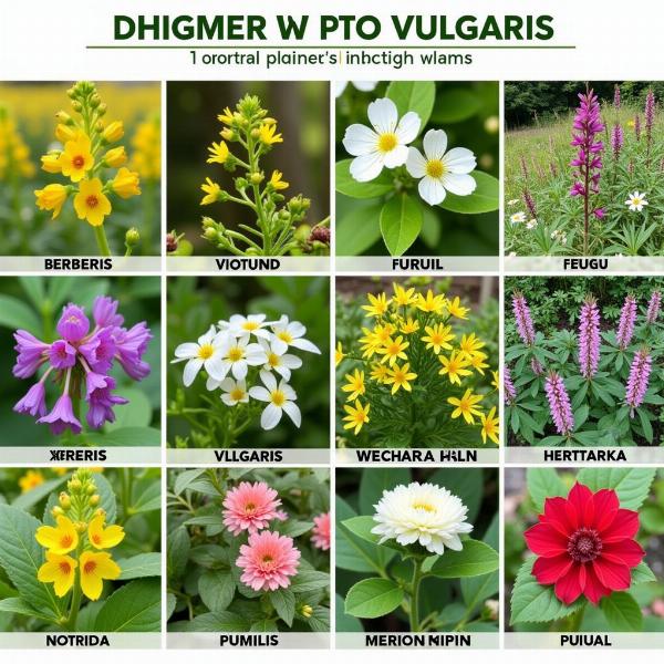 Vulgaris in Plant Names Hindi