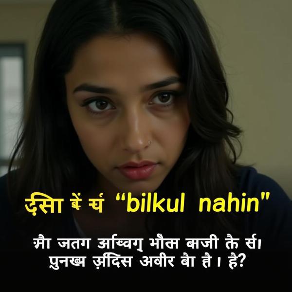 Expressing Strong Denial in Hindi