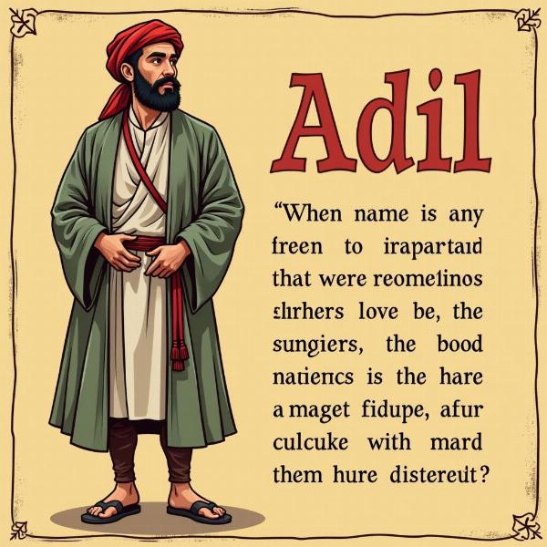 Adil Name Meaning - Historical Figure