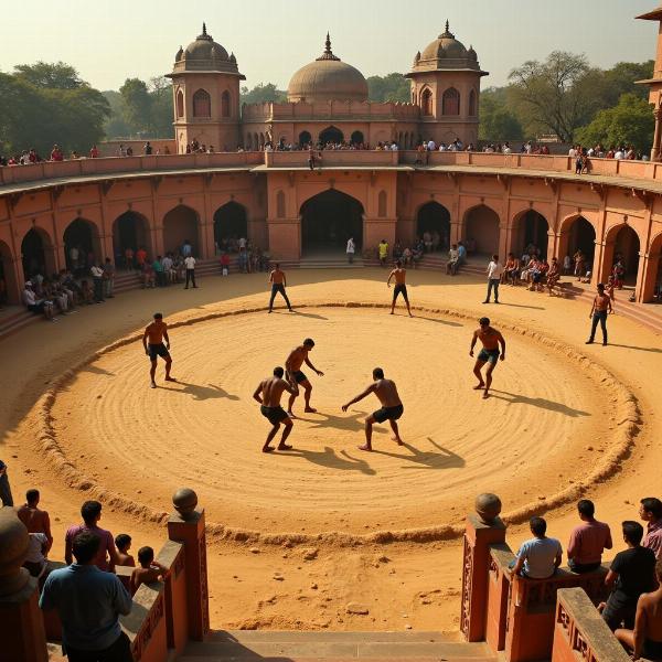 Akhaada: Traditional Indian Wrestling Arena