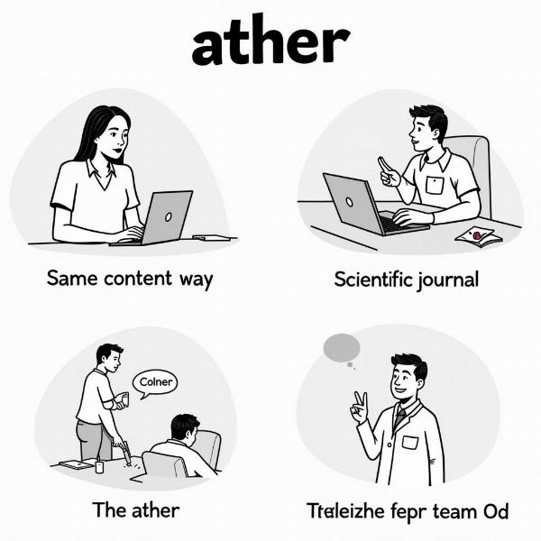 Understanding the context of "ather"