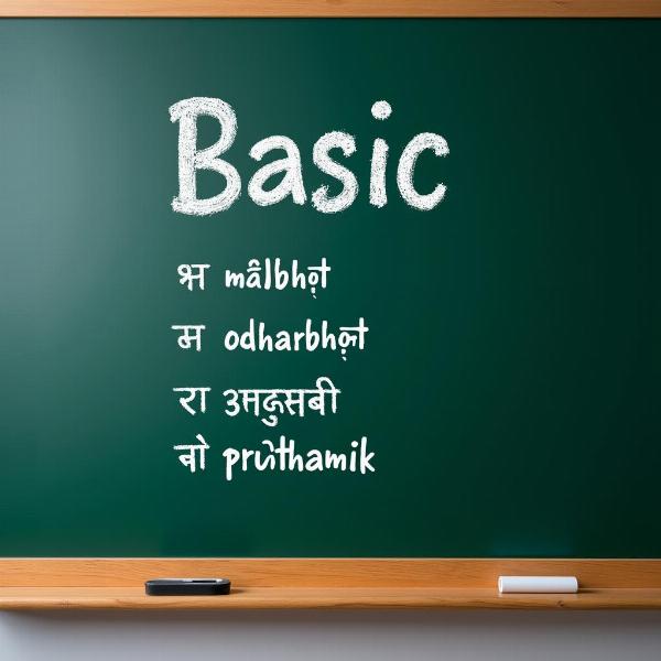 Basic Hindi Translation