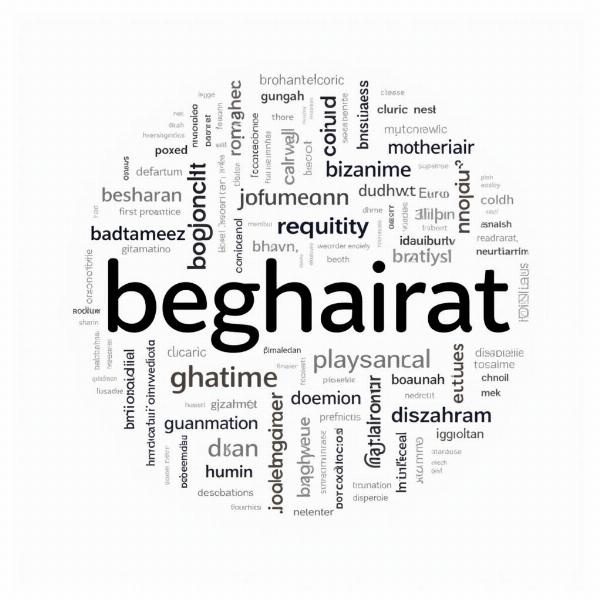 Synonyms and Antonyms of Beghairat