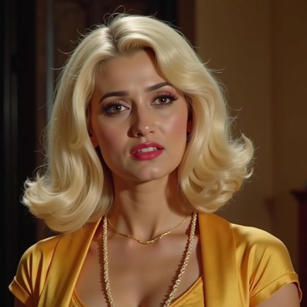 Bollywood Actress with Blond Hair