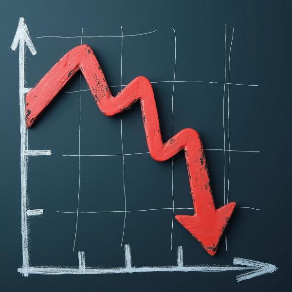 Declining Business Graph