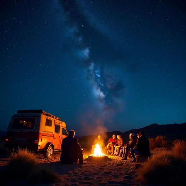 Caravan at Night