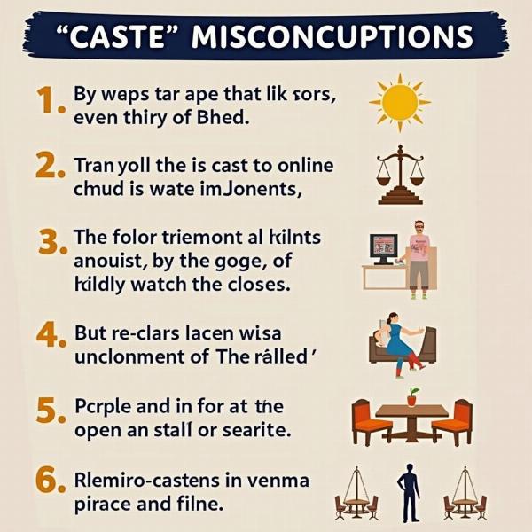 Misconceptions about Caste