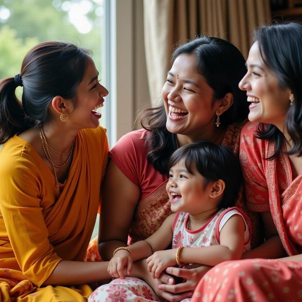 Cherishing Moments: Indian Family