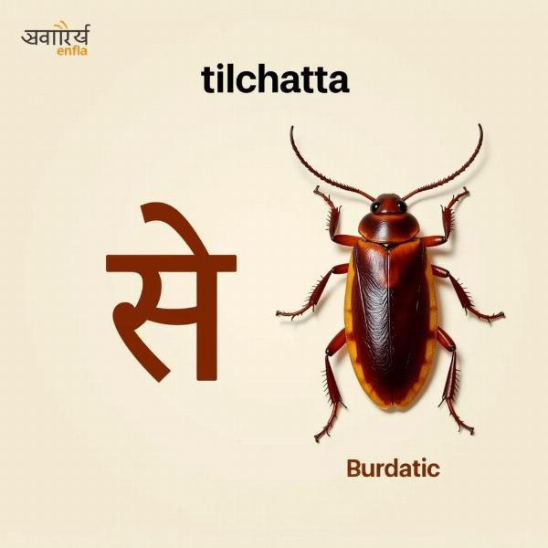 Cockroach Tilchatta in Hindi