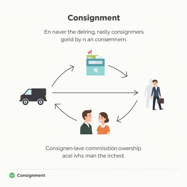 Consignment Process Illustration