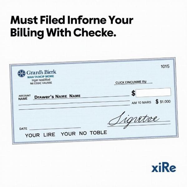 Correct Cheque Information