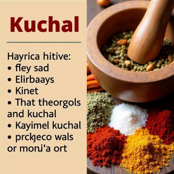 Crushed Spices - Kuchal Masala