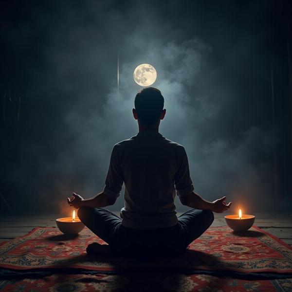 Spiritual Lamp and Meditation