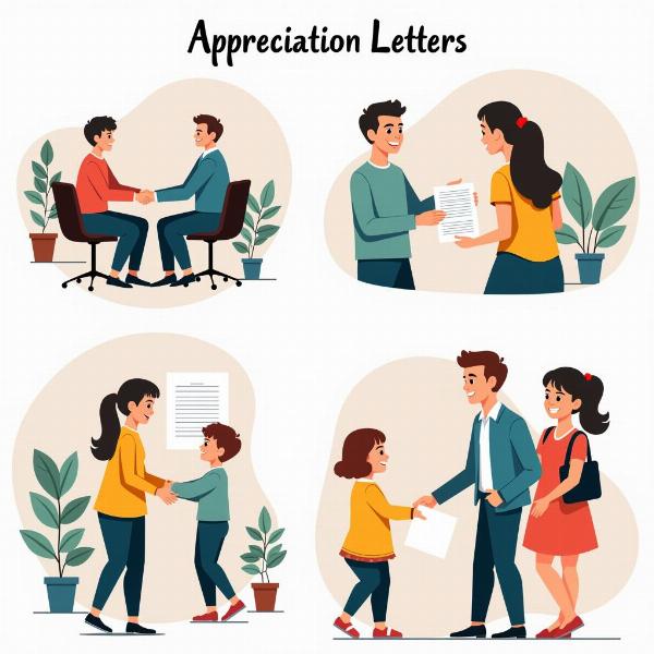 Different Contexts of Appreciation Letters