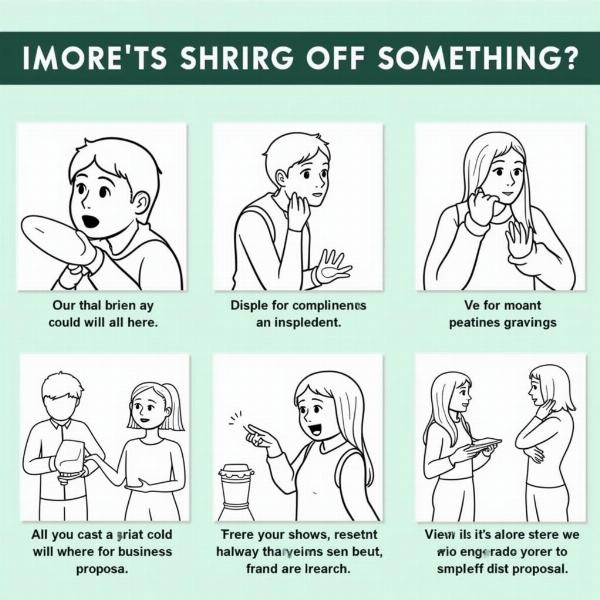 Various scenarios where "shrug off" can be used.