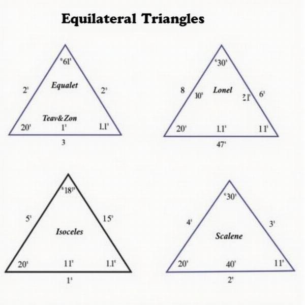 Different Triangle Types