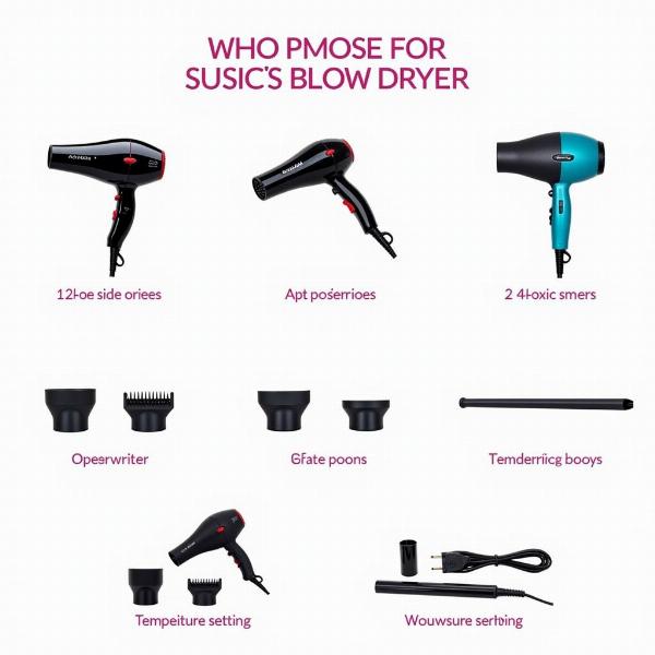 Variety of blow dryers available