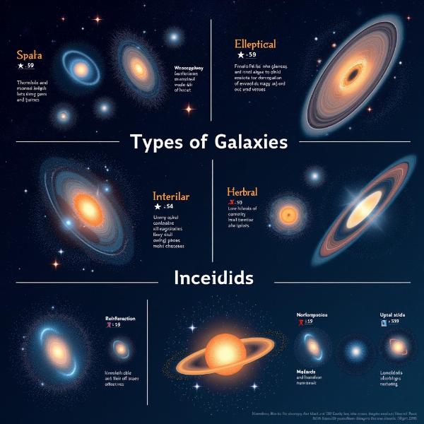 Different Types of Galaxies in Hindi