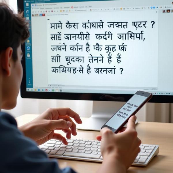 Hindi Typing on Digital Devices