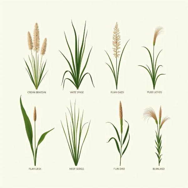 Diverse Sedge Species in India