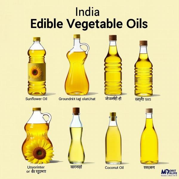 Types of Edible Vegetable Oil in India