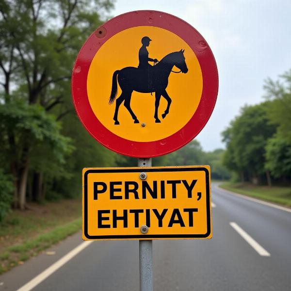 Ehtiyat Road Sign