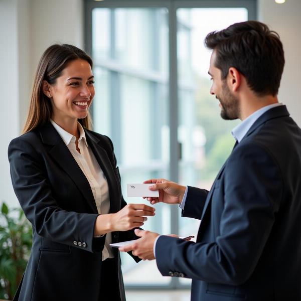 Exchanging numbers in a formal setting