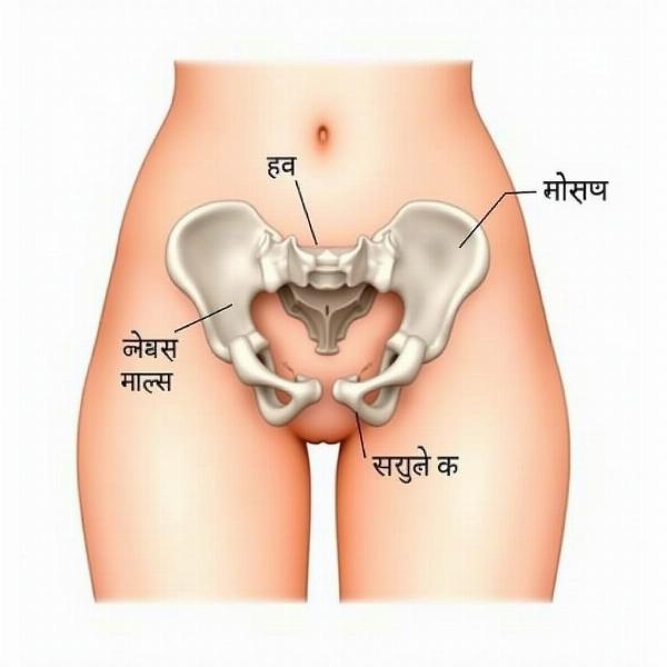 Female Body Parts Name in Hindi with Picture