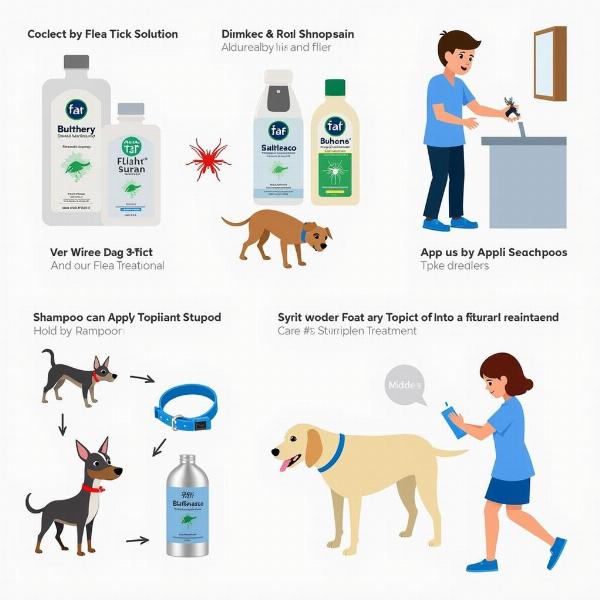 Flea and tick treatment for pets