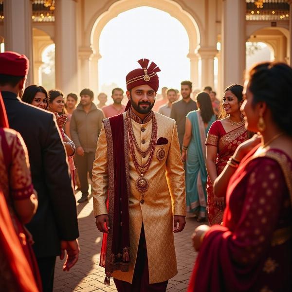 Groom's Grand Entrance at the Baraat